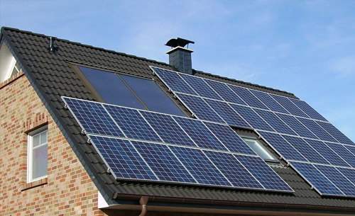 Solar Panels on home